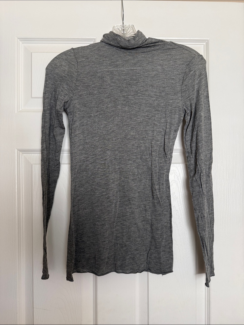 Intimissimi Heather Gray Modal Cashmere Ultralight High Neck Top S